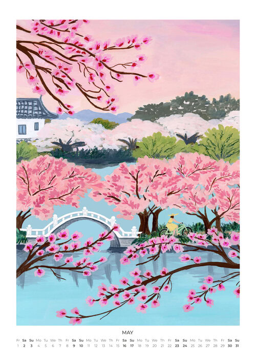 2026 Vibrant Landscapes Design Calendar