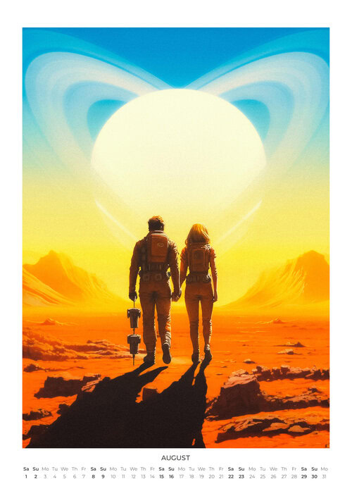 2026 Beyond the Milky Way Calendar by Taudalpoi