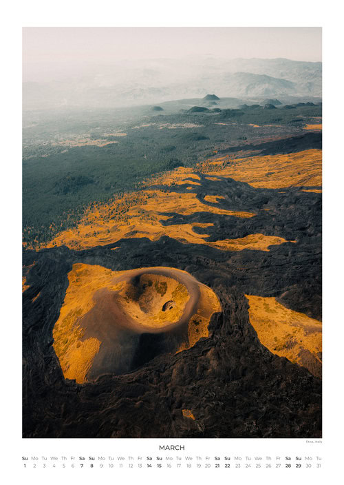 2026 Landscapes from Above Calendar by Lennart Pagel