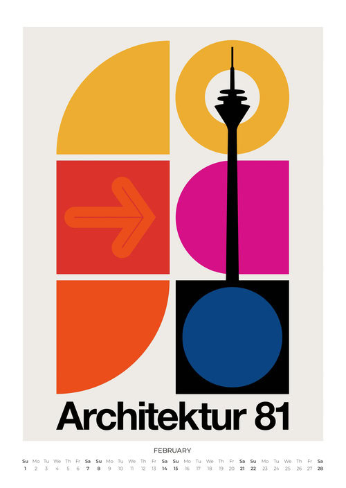 Bo Lundbergs Bauhaus Tribute Kalender 2026