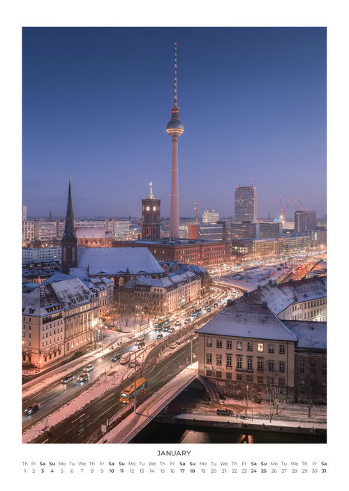 2026 Berlin Calendar by Patrick Noack