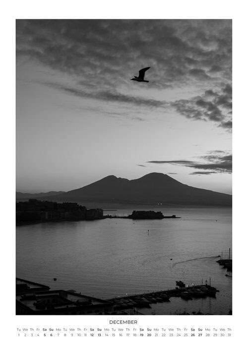Napoli in Black and White by Ciro Pipoli – 2026 Naples Calendar