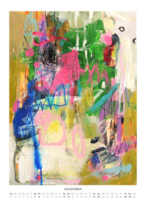 2026 Abstract Worlds Art Calendar