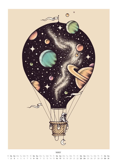 2026 Journey To The Stars Calendar