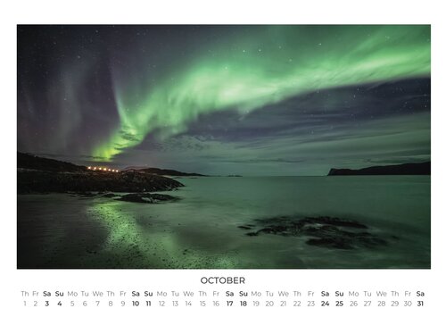 2026 Northern Lights Calendar