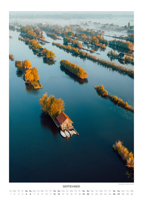 2026 Landscapes from Above Calendar by Lennart Pagel