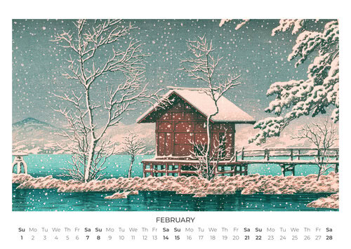 2026 Japanese Art Calendar