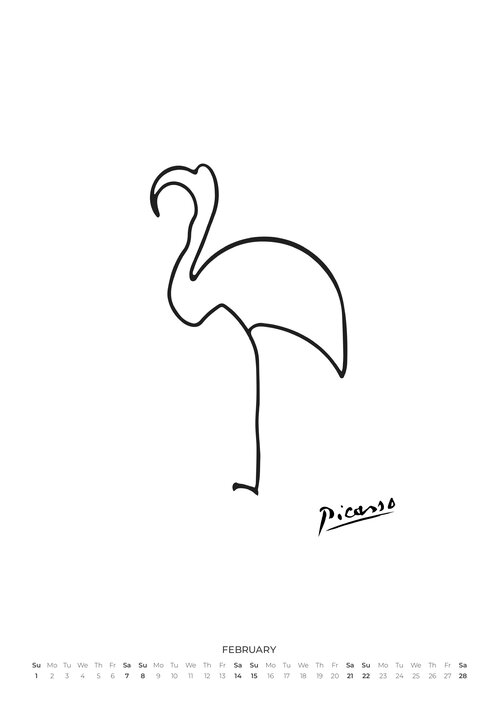 2026 Picasso Animals Calendar