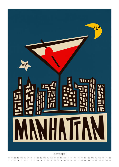 2026 Drinks & Cocktails Calendar 