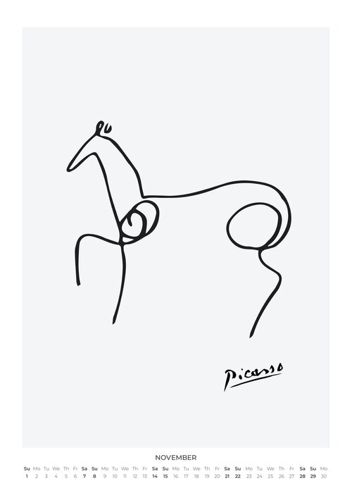 Picasso Kunstkalender 2026