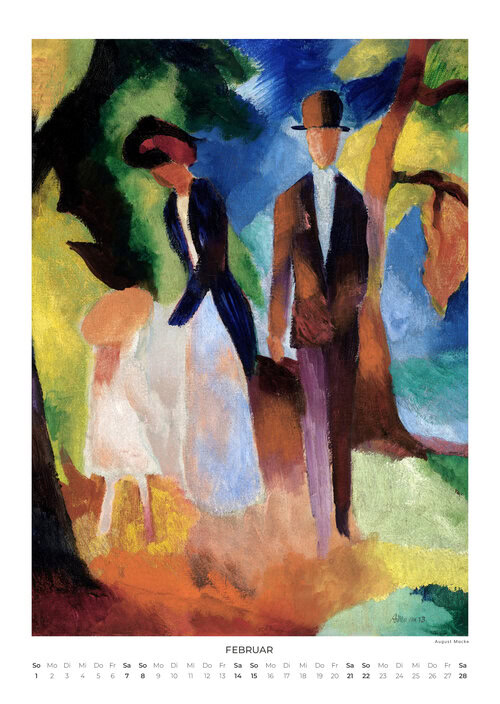 2026 Blaue Reiter Art Calendar