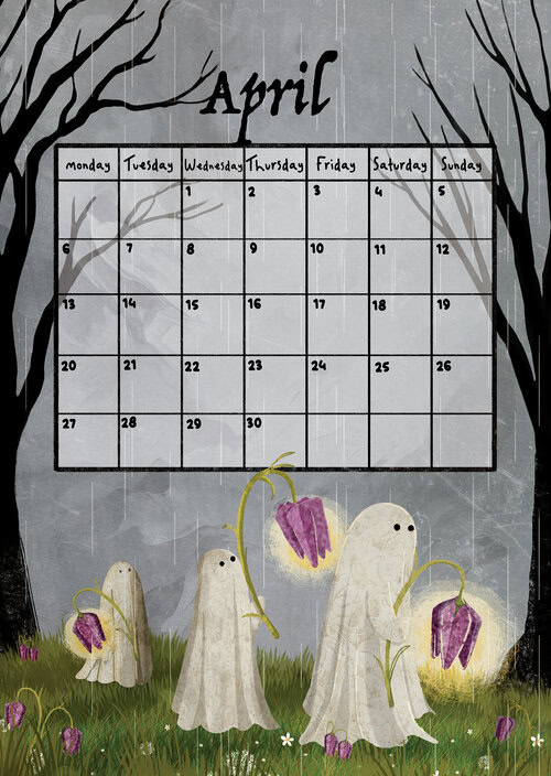Walter & the Nature Ghosts Kalender 2026 by Katherine Blower