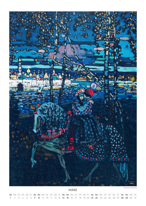 2026 Blaue Reiter Art Calendar