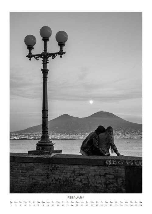 Napoli in Black and White by Ciro Pipoli – 2026 Naples Calendar