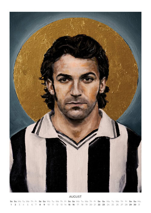 Fußballlegenden Wandkalender 2026 - Portraits von David Diehl