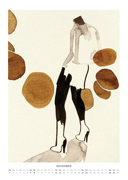 Drawing Femininity Calendar 2026