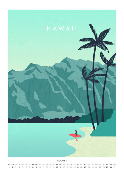 Wanderlust Kalender 2026