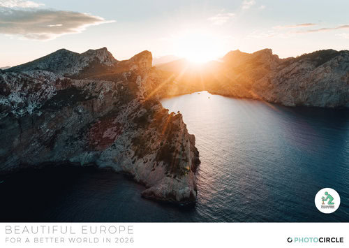 Schönes Europa Landschaftskalender 2026 von Johannes Hulsch