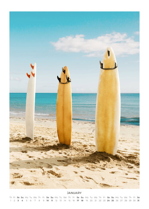 2026 Surf Moods Calendar