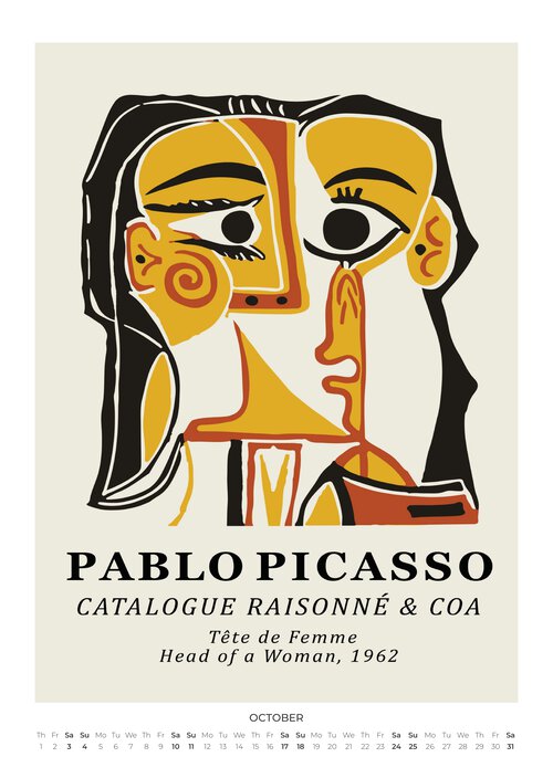 Picasso Kunstkalender 2026