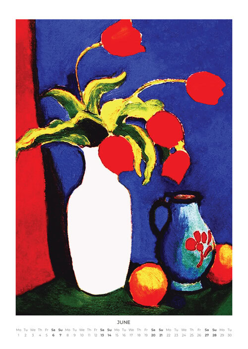 2026 August Macke Calendar