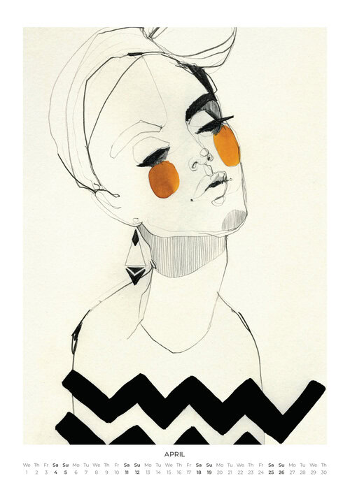 Drawing Femininity Calendar 2026
