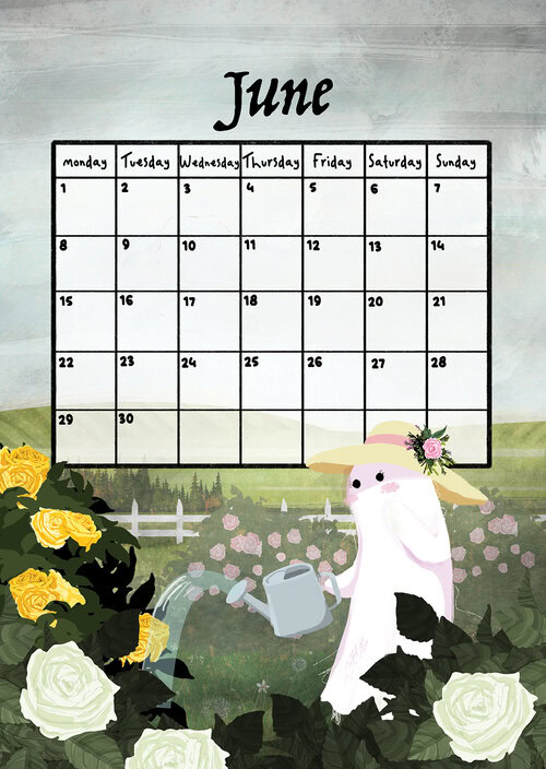Walter & the Nature Ghosts Kalender 2026 by Katherine Blower