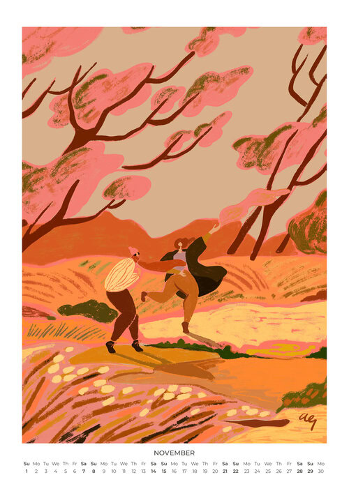 Dancing through the Year 2026 Kalender von Arty Guava