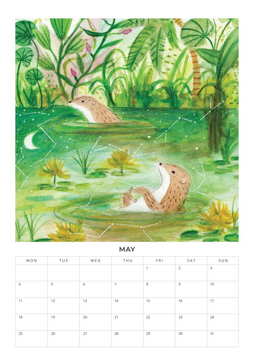 2026 Happy Fantasy Worlds Calendar