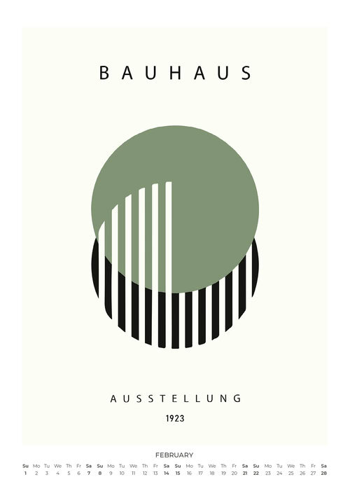 In the Spirit of Bauhaus Kalender 2026