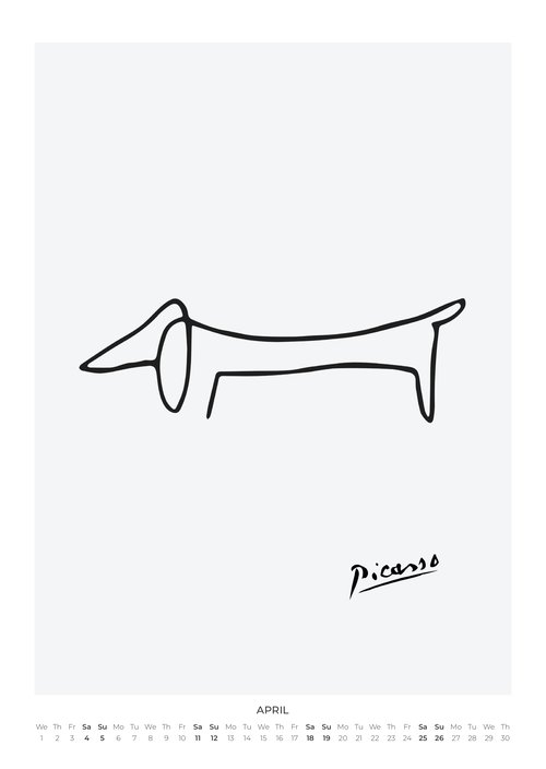 Picasso Kunstkalender 2026