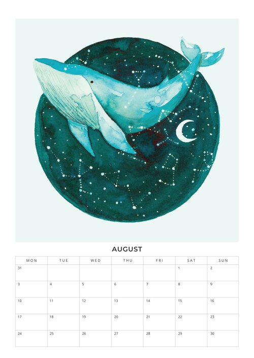 2026 Happy Fantasy Worlds Calendar