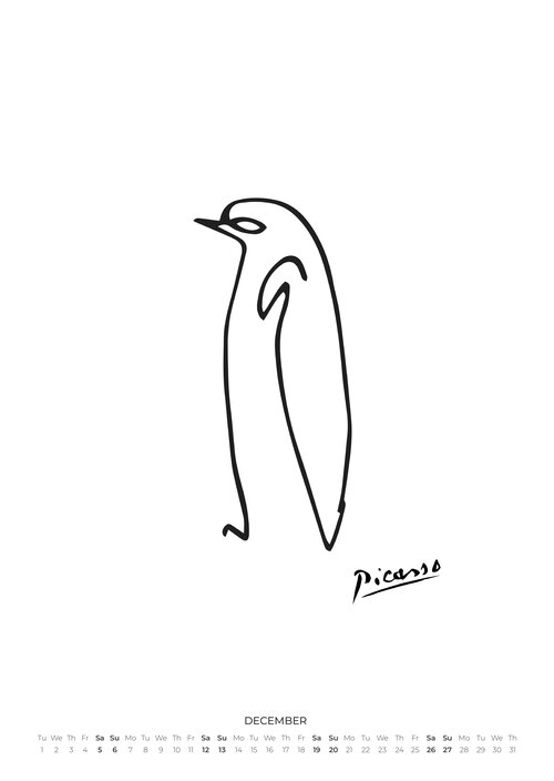2026 Picasso Animals Calendar