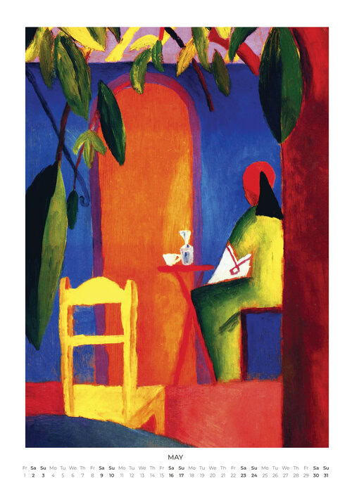 2026 August Macke Calendar