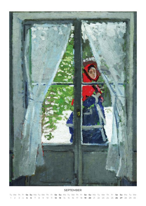 Claude Monet Art Calendar 2026