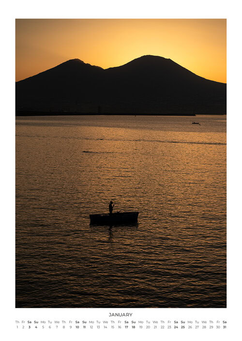 2026 Naples Calendar – Napoli by Ciro Pipoli