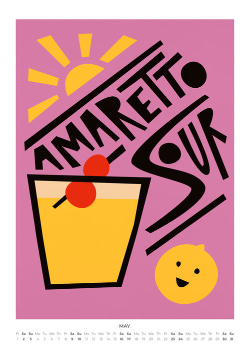 2026 Drinks & Cocktails Calendar 
