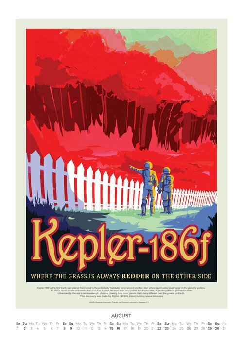 2026 NASA Visions of the Future Calendar