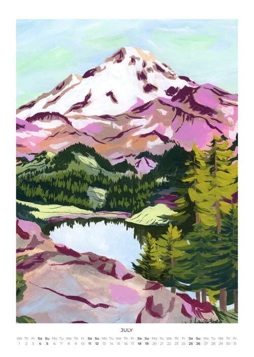 2026 Vibrant Landscapes Design Calendar