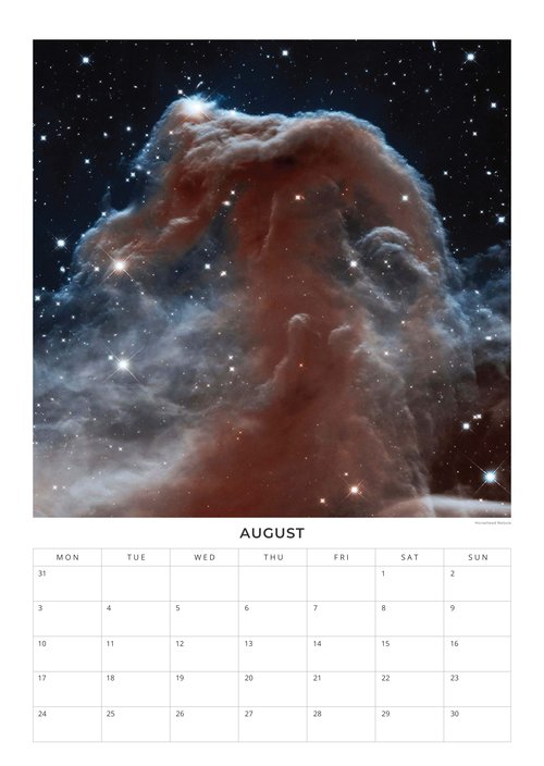 2026 NASA calendar – Space Horizons