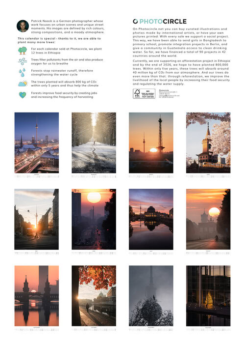 2026 Berlin Calendar by Patrick Noack