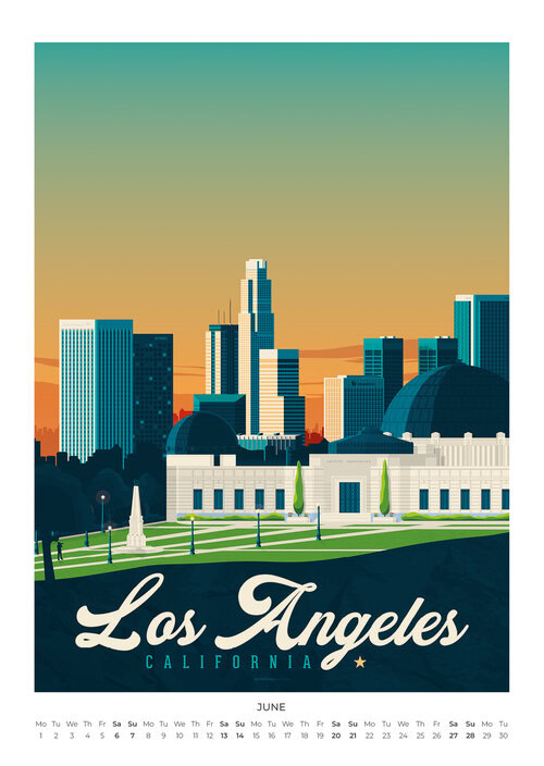 2026 Urban America Vintage Design Calendar