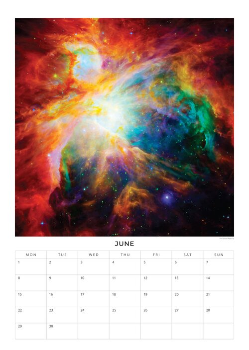2026 NASA - Galactic Views Calendar