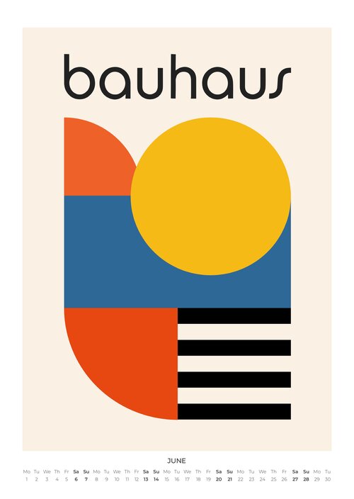 2026 Bauhaus Essentials Art Calendar