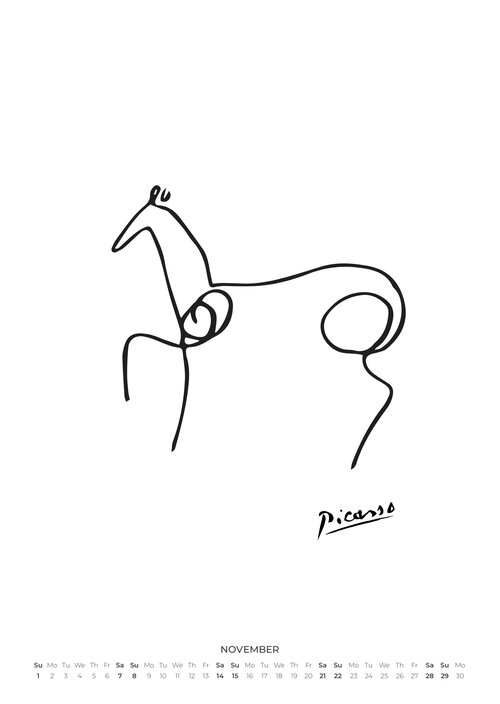 2026 Picasso Animals Calendar