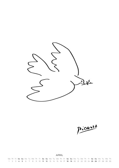 2026 Picasso Animals Calendar