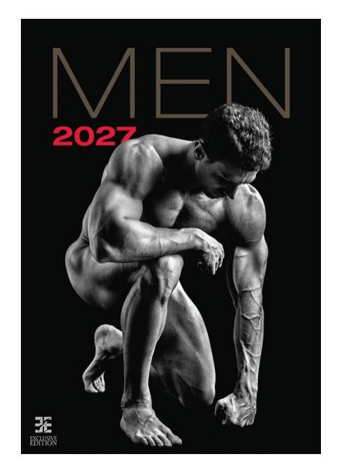 Koledar Moški črno bel 2027
