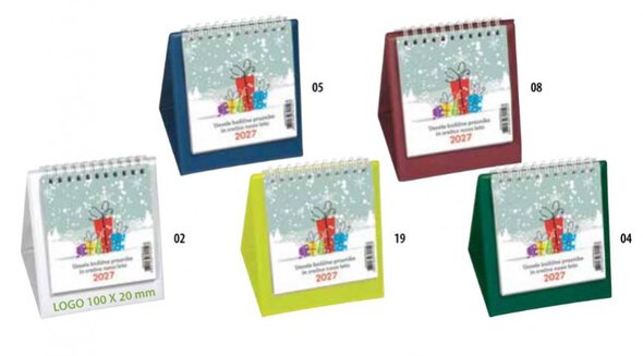 Namizni koledar mala piramida 2027