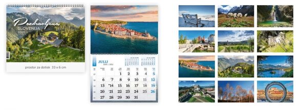 Koledar Pozdravljena, Slovenija 2026