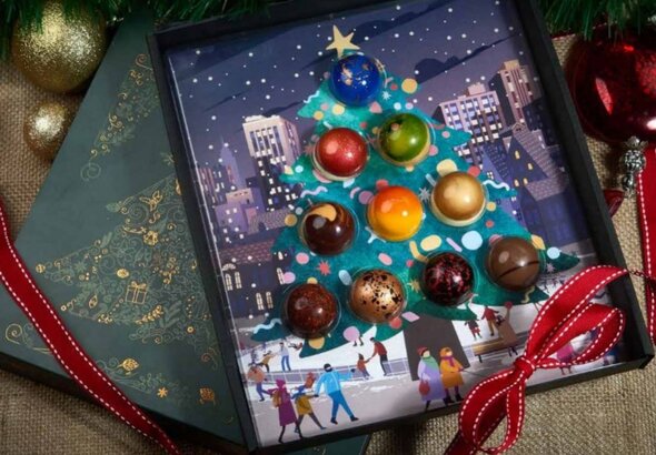 čokoladne praline v novoletni smreki 10kos